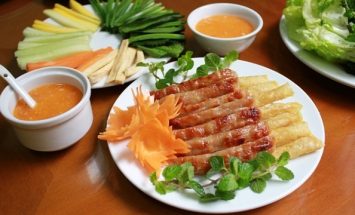 Grilled pork roll – “Nem Nuong”